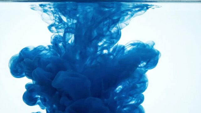 blue liquid splash
