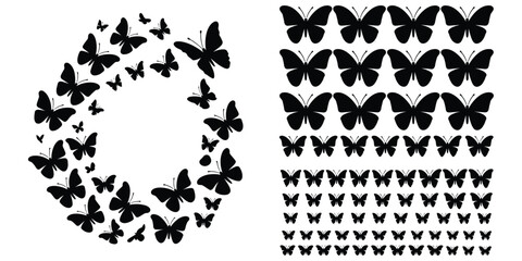 Fototapeta premium Circular arrangement and grid of... wing