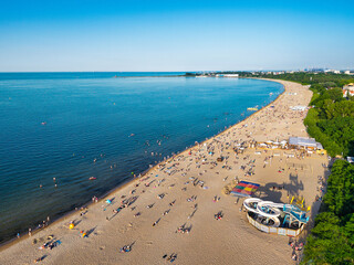 Baltic Sea beach in Gdansk Brzezno at summer, Poland. © Patryk Kosmider