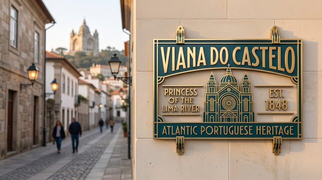 Viana do Castelo Portuguese Heritage Neighborhood Street