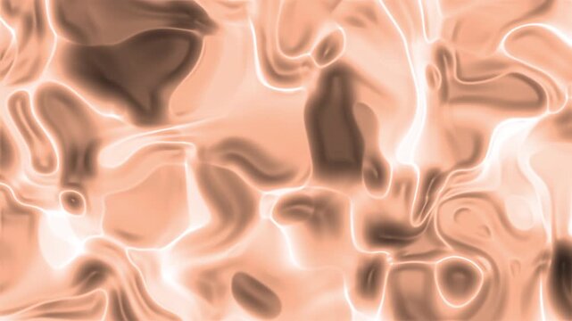 Abstract Rose Gold Liquid Texture Background Loop