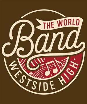 Music Band Typography T-Shirt Vector Design