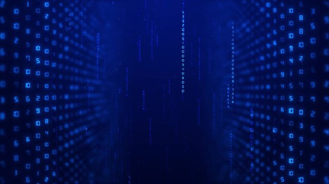 Moving laser beams lines Abstract background AI deep learning machine learning algorithm Neural flow. blue, neon glow colors. Dynamic background for event, party, carnival, celebration, anniversary
