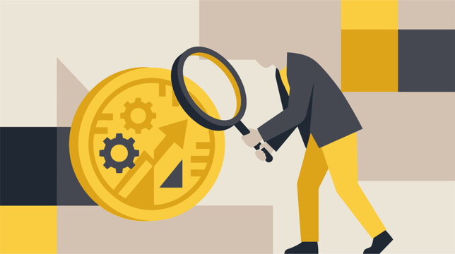 Vector infographic illustrating a standardized asset inspection workflow with icons for quality control, safety auditing, industrial maintenance, and monitoring.