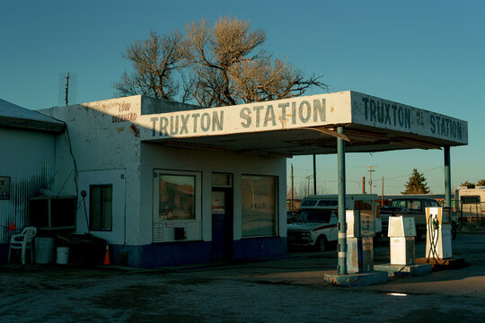 Truxton Station vintage gas station in Truxton, Arizona