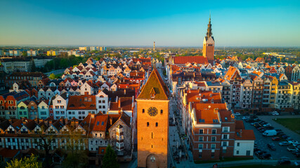 Obraz premium Historic Old Town of Elbląg in the Warmian-Masurian Voivodeship, Northern Poland