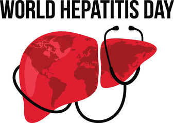 World hepatitis day awareness global health campaign illustration © habiba creative