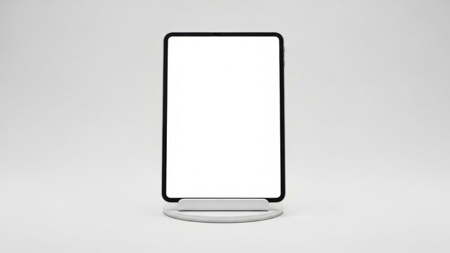 Minimalist tablet on a stand