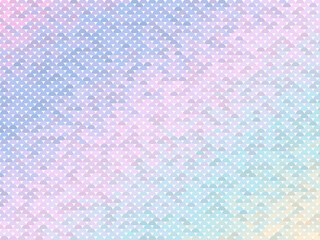 Fish Scale Mermaid Pattern Colorful Abstract Background Vector © iushakovsky