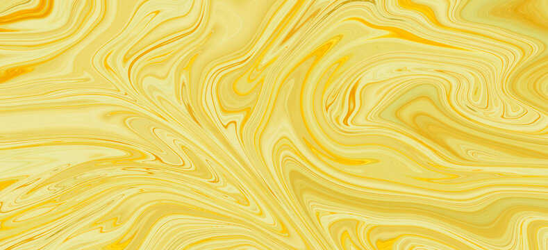 Marble ink colorful. yellow marble pattern texture abstract background. can be used for background or wallpaper
