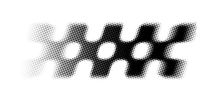Abstract halftone pattern. Graphic design element with dotted texture.