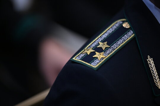 shoulder boards, military, general, lieutenant, military service, security service, police, security, Agency of the Republic of Kazakhstan for Financial Monitoring, agent, military job, special forces