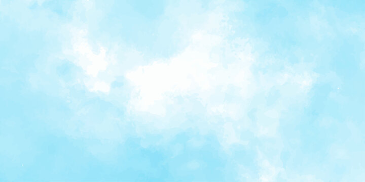Vast, serene blue sky dotted with soft, ethereal white clouds, creating a tranquil and airy atmosphere that evokes a sense of peace and openness.