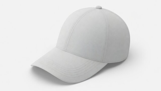 Light grey baseball cap mockup