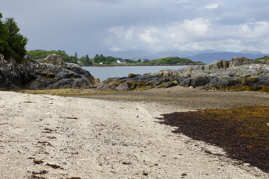Port Luinge aka Coral Beach at Plockton, Ross-shire, North West Scotland, UK