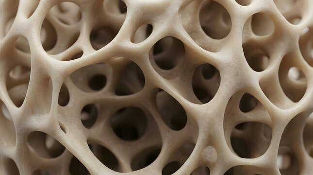 Porous trabecular bone tissue texture