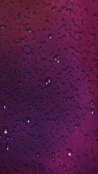 Flowing colored liquids with bubbles in abstract motion. High quality 4k footage