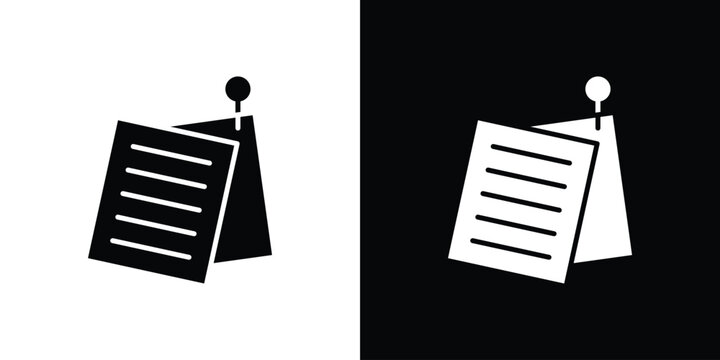 Sticky notes icon minimal artwork collection