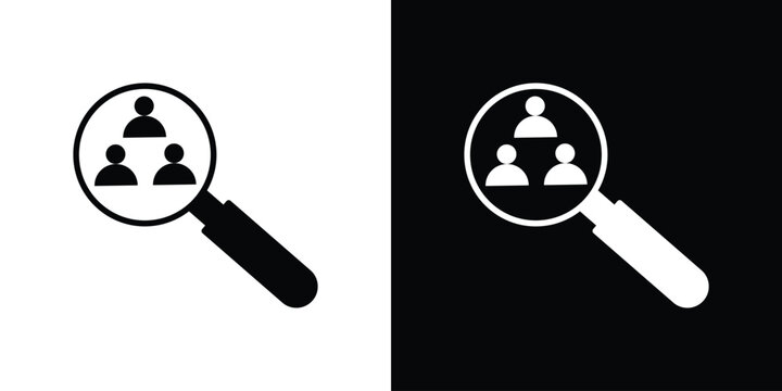 Hiring icon thin pictogram series