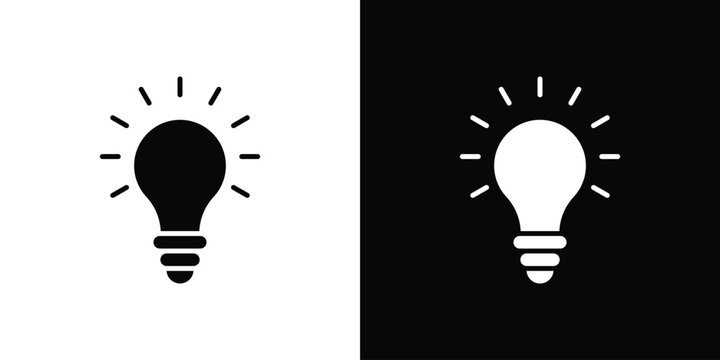 Idea icon thin pictogram series