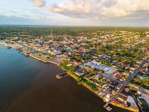 Orla da cidade de Barcarena no Par&aacute;