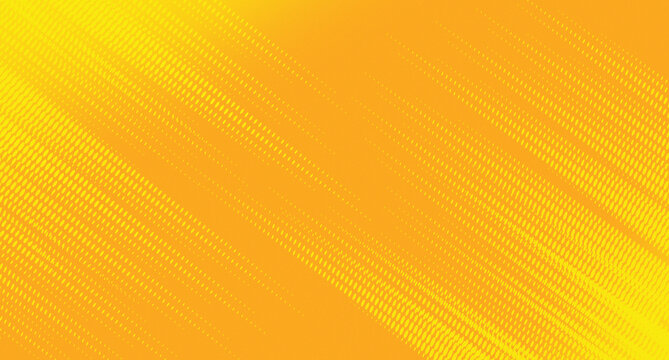 Yellow and Orange Halftone Dot Pattern Background Abstract Design