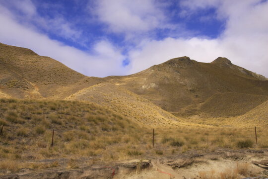 Lindis Pass in Central Otago New Zealand