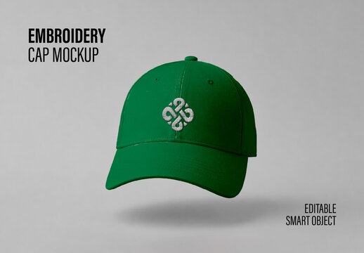 Embroidery Cap Mockup