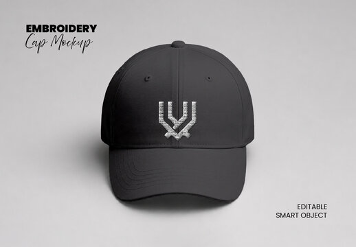 Embroidery Cap Mockup
