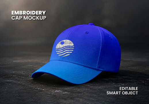 Embroidery Cap Mockup