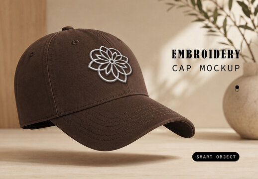 Embroidery Cap Mockup