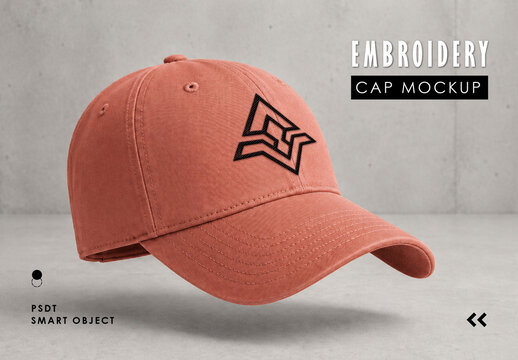 Embroidery Cap Mockup
