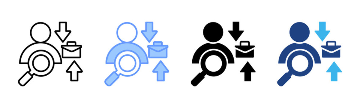 Benchmarking icon set multiple style collection