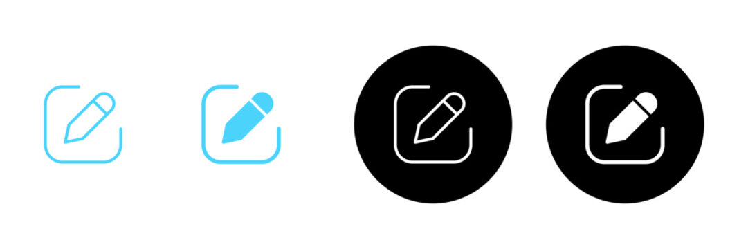 Edit icon vector. edit document sign and symbol. edit text icon. pencil. sign up