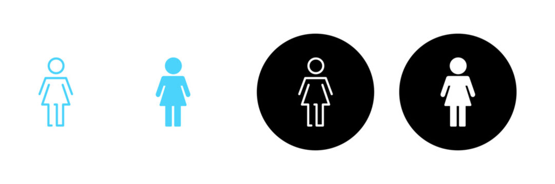 Female icon vector. woman sign and symbol