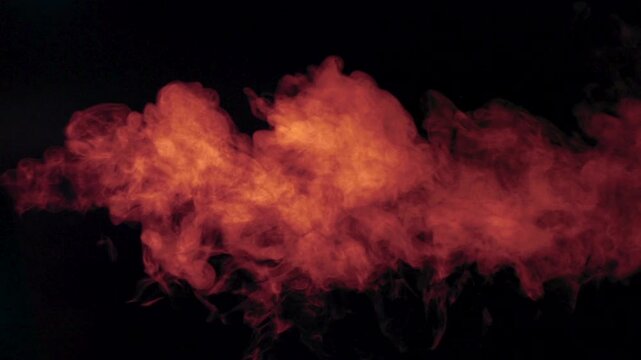 Abstract digital motion background with fluid wave lines and particles, 4k video