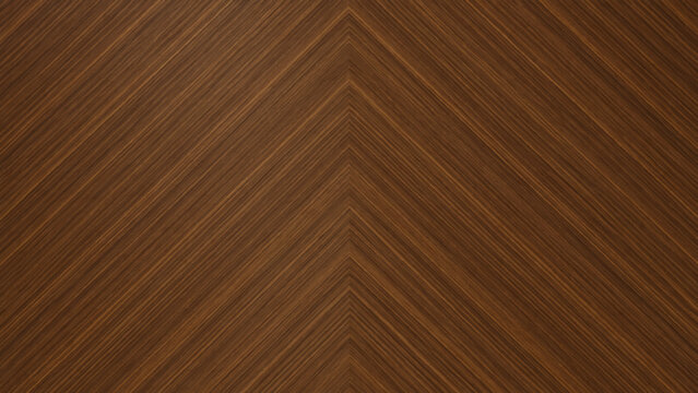 Dark Brown Chevron Wood Texture Background with Elegant Grain Pattern