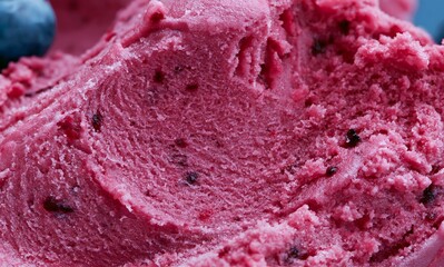 Obraz premium berry sorbet or ice cream