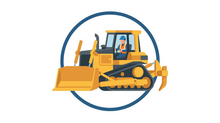 Bulldozer Construction Equipment Heavy Machinery. © Mojah