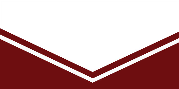Abstract Red Geometric Chevron Background with White Copy Space Modern Design
