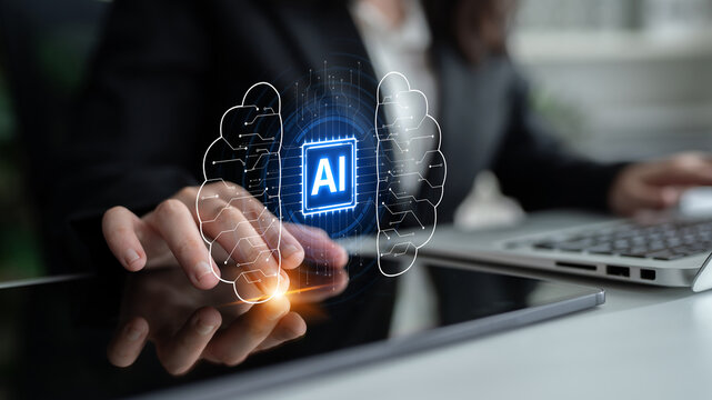 AI Assistant Brain Processor with LLM Technology, Big Data, Machine Learning, Generative AI for Business Support, Future Agentic AI Technology and Artificial Intelligence Prompt Engineering. Spline
