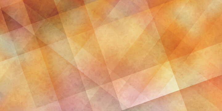 Abstract Geometric Golden Orange Overlapping Shapes Background