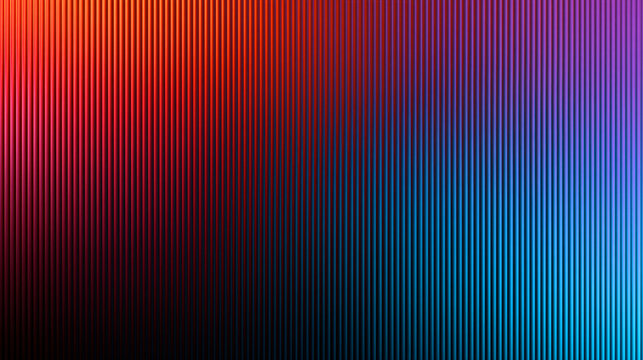 Neon gradient vertical striped abstract background with glowing red blue purple light modern geometric texture futuristic technology backdrop