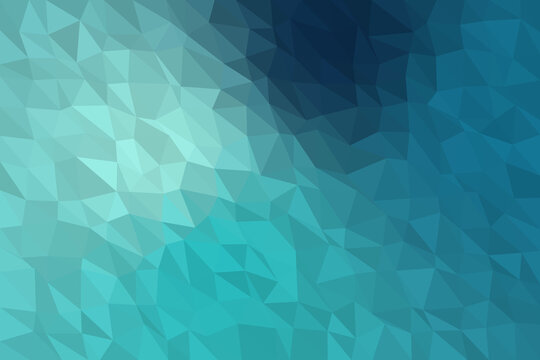 blue and teal low poly geometric triangle abstract background with faceted polygon mosaic
