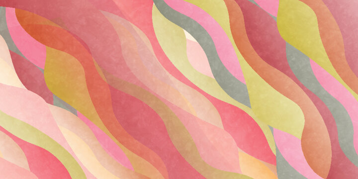 Abstract Wavy Colorful Pattern Texture Wallpaper Background