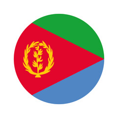 Fototapeta premium Flag of Eritrea design templates simple and modern