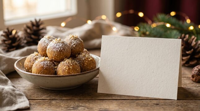 Delicious Indian Sweets for India's Independence Day Celebration on a Rustic Table