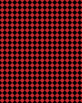 A4 size chic red and black geometric diamond pattern background