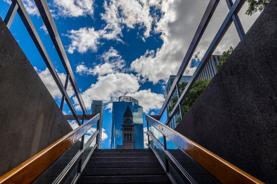 Clock Tower of old Toronto City Hall 