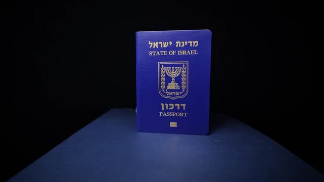 Israeli Passport Symbolizing International Travel and National Identity